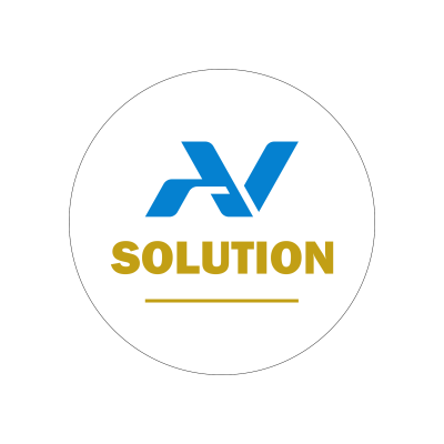 Логотип AV Solution – эксперты в трудовой миграции в Германию. Помощь IT-специалистам, квалифицированным и неквалифицированным работникам, сопровождение и поддержка на всех этапах переезда и абсорбции.